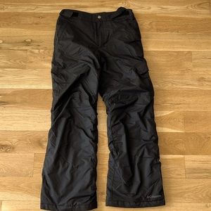 Columbia kid’s insulated lined ski pants. Size L (14-16). Black. Barely worn.